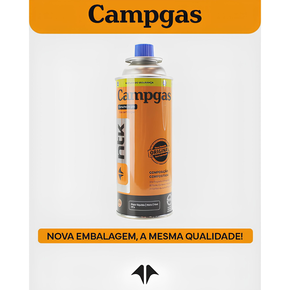 CARTUCHO DE GÁS CAMPGÁS NTK PARA FOGAREIROS E MAÇARICOS 227G