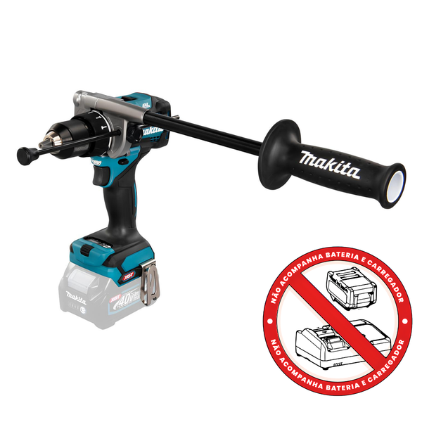 PARAFUSADEIRA E FURADEIRA MAKITA Á BATERIA 40V XGT HP001GZ