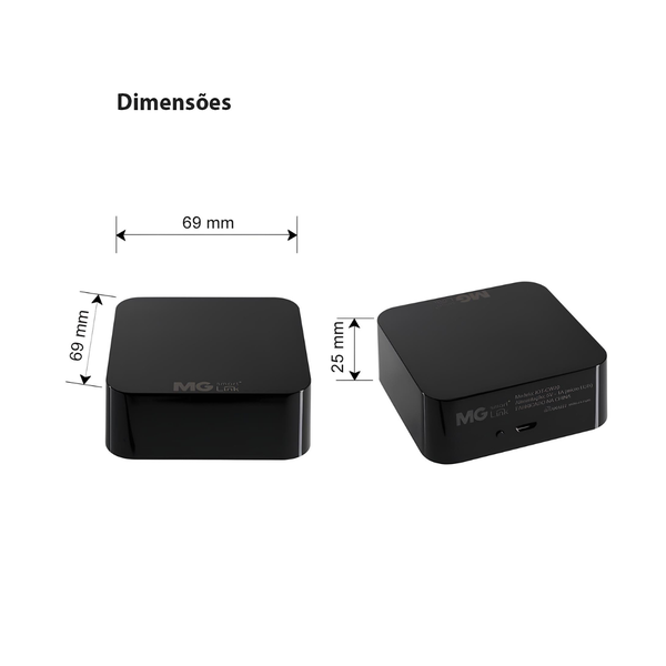 CONTROLE INTELIGENTE MARGIRIUS SMART WI-FI INFRAVERMELHO UNIVERSAL