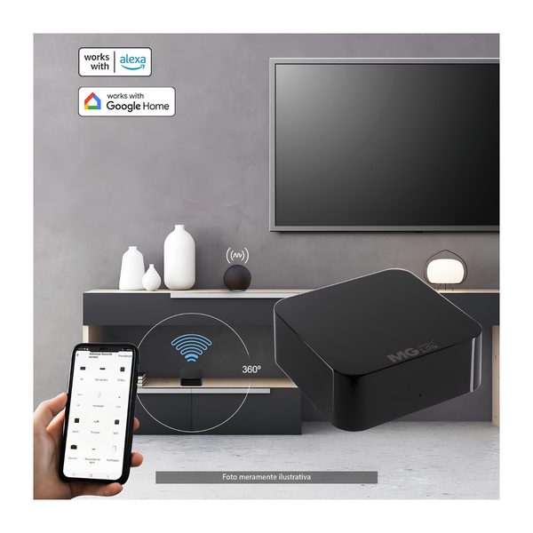 CONTROLE INTELIGENTE MARGIRIUS SMART WI-FI INFRAVERMELHO UNIVERSAL