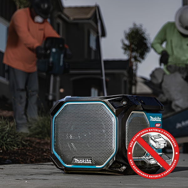 Caixa de Som Makita MR014GZ Bluetooth 40V XGT e 18V LXT