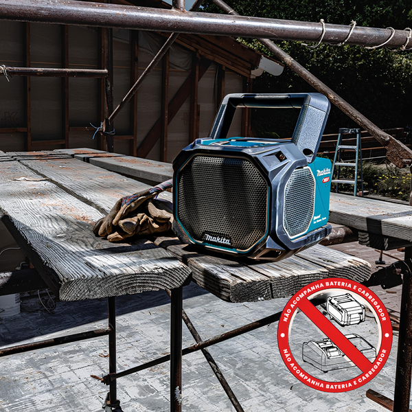 Caixa de Som Makita MR014GZ Bluetooth 40V XGT e 18V LXT