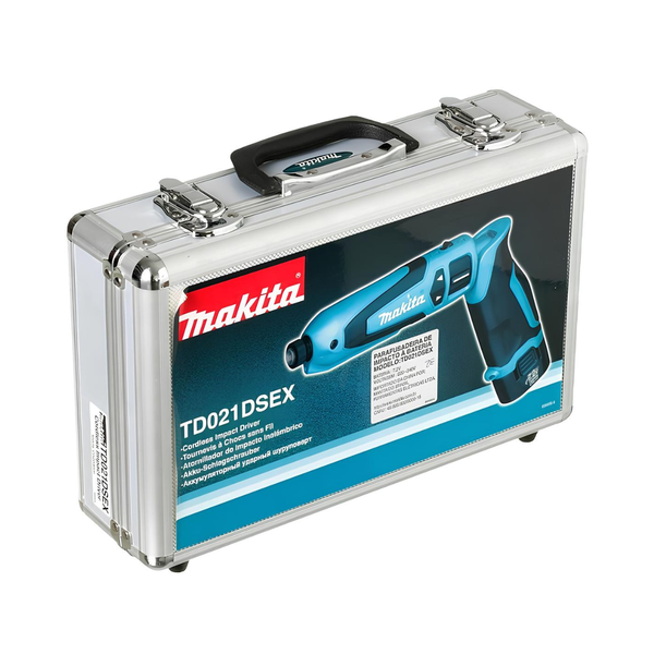 Parafusadeira Dobrável de Impacto Makita à Bateria 7.2V TD021DSEX 110V