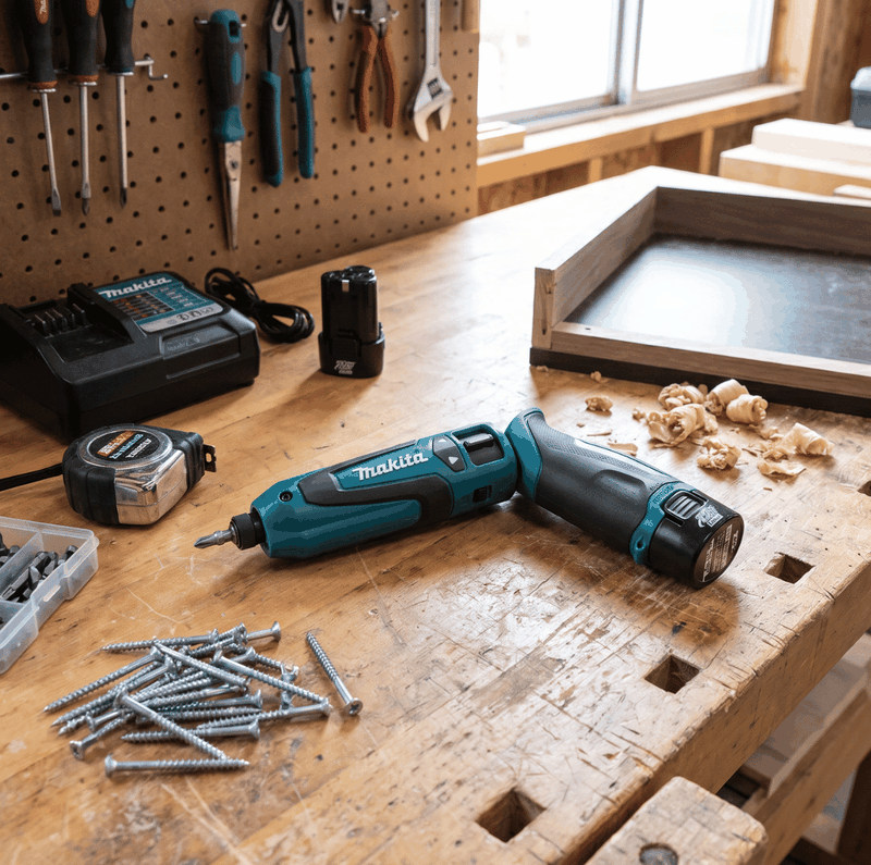 Parafusadeira Dobrável de Impacto Makita à Bateria 7.2V TD021DSEX 110V